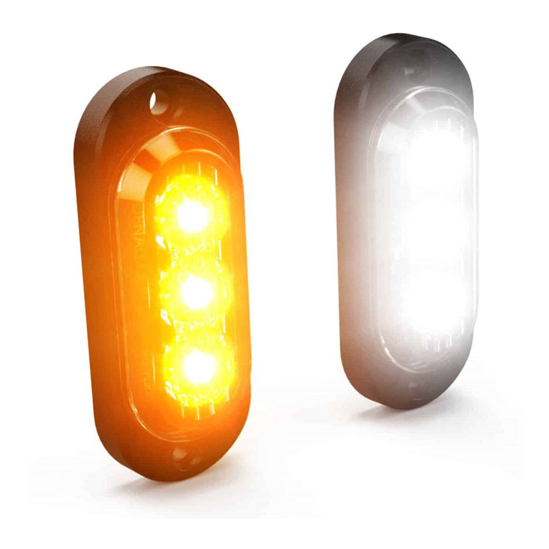 Load image into Gallery viewer, Denali T3 Front Turn Signal / DRL Pods White/Amber - Pair
