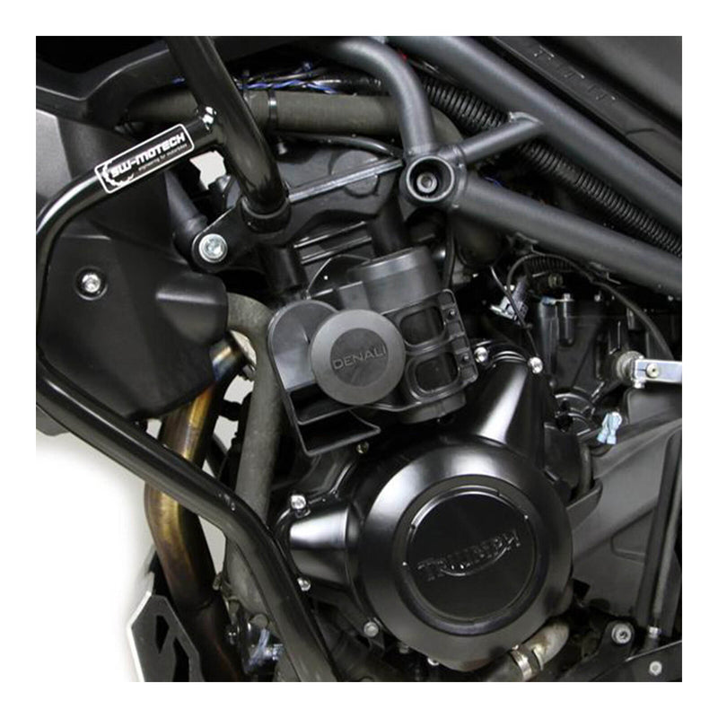 Load image into Gallery viewer, Denali Soundbomb Compact Horn Mount Bracket Triumph Tiger 800 Assorted Years
