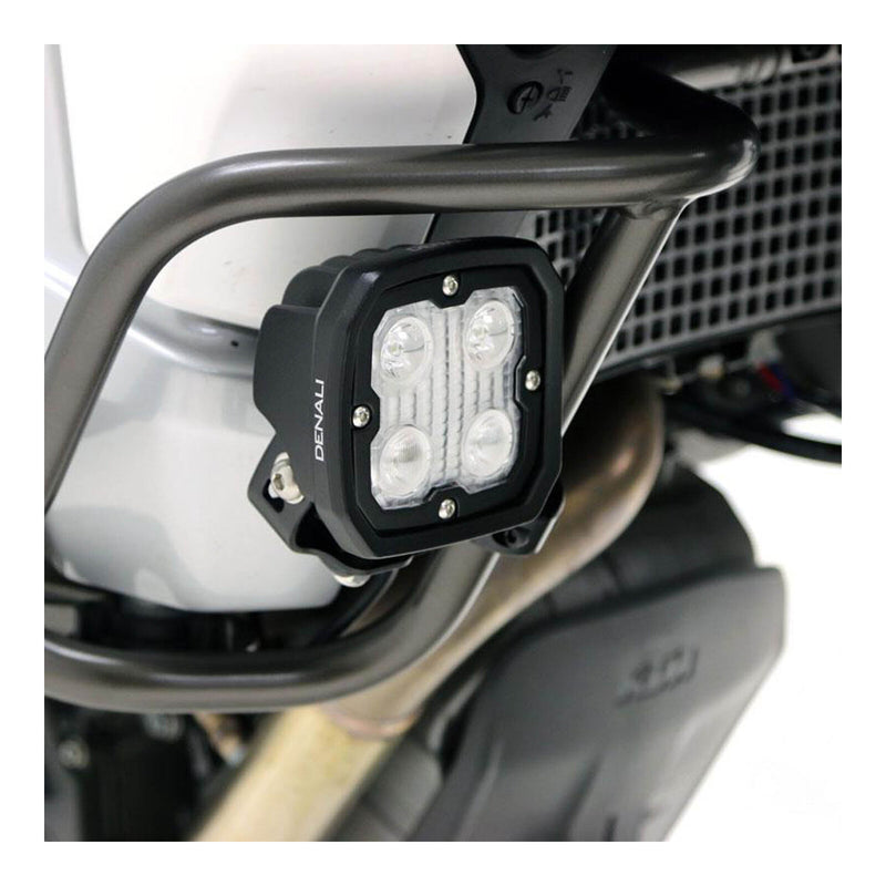 Load image into Gallery viewer, Denali Engine Guard / Crashbar Light Mount / 21-29mm Diametre Tubes - Black
