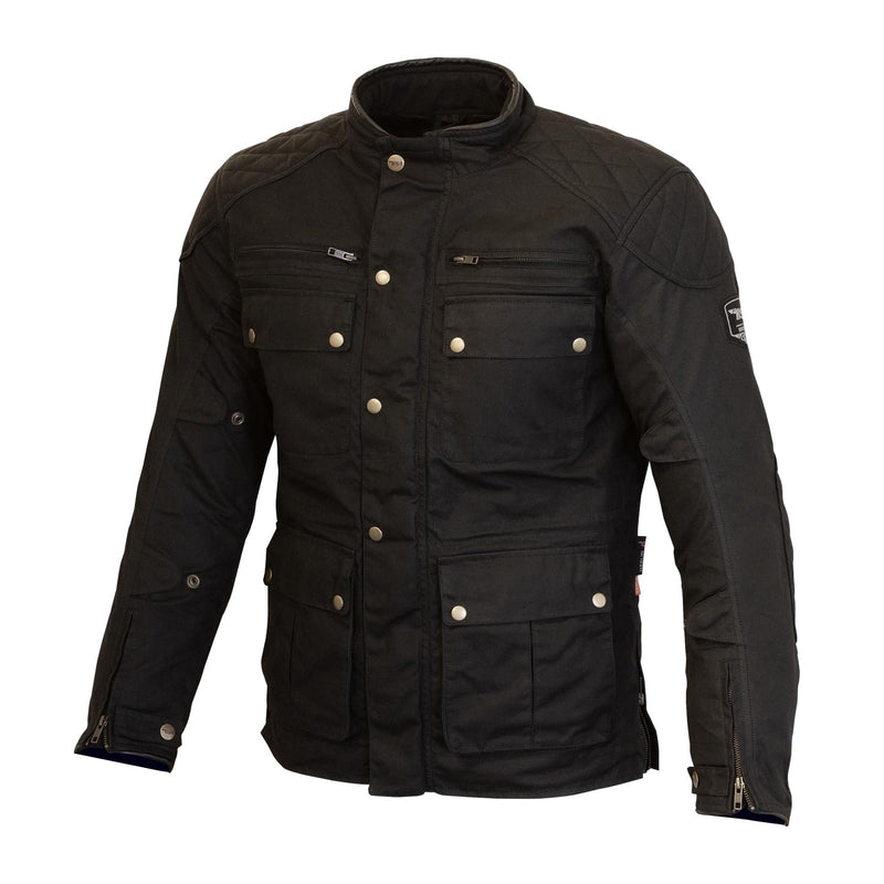 Load image into Gallery viewer, BSA x Merlin Empire Waxed Cotton Motorcycle Jacket
