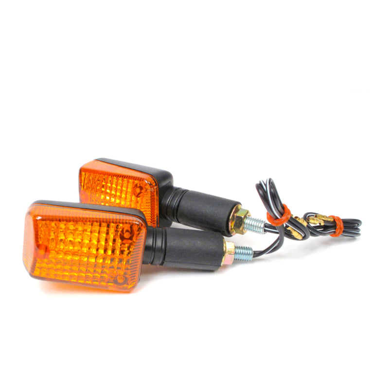 Load image into Gallery viewer, Whites Flasher Universal Long Mount 12V-21W - Black (Pair)
