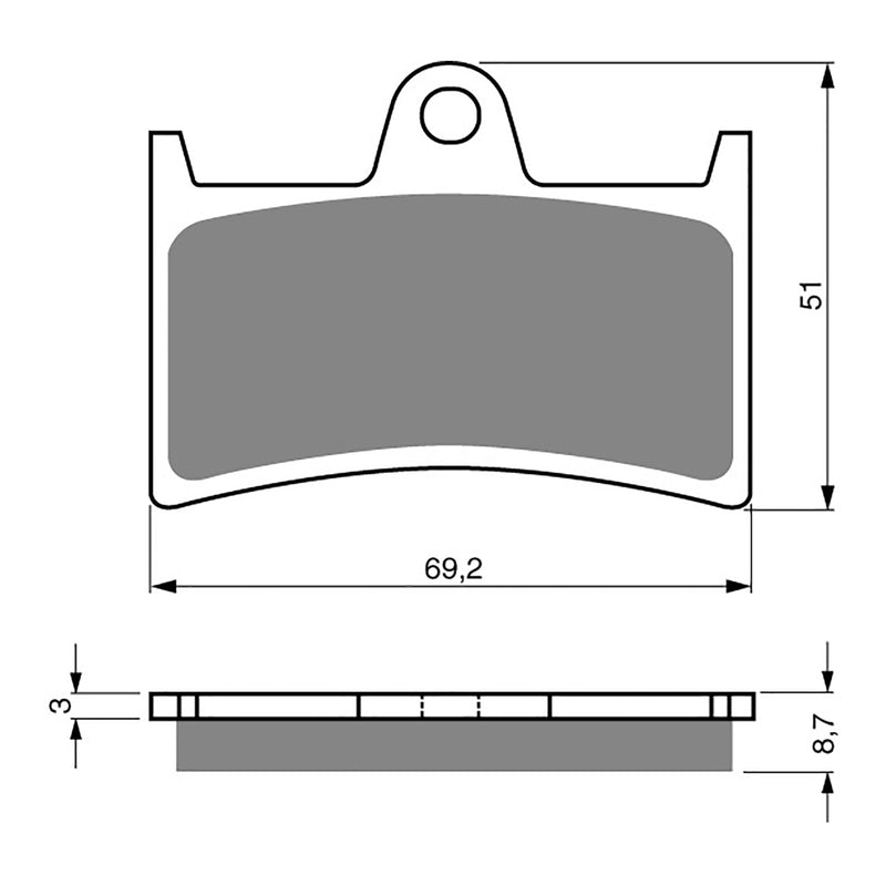 Load image into Gallery viewer, GOLDfren Brake Pads - GPR Sintered Racing

