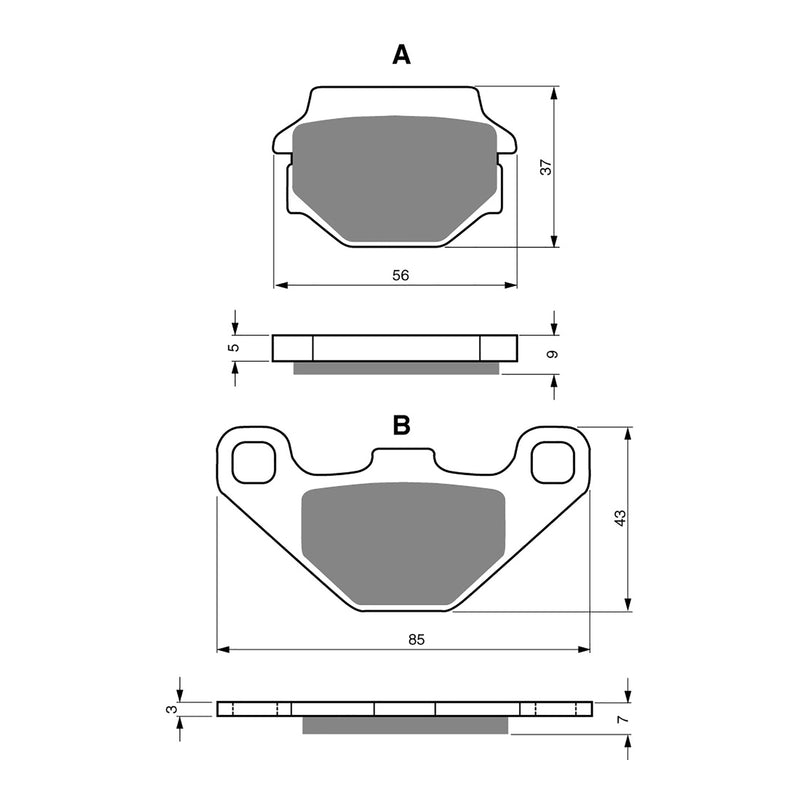 Load image into Gallery viewer, GOLDfren Brake Pads - S3 Sintered Sports
