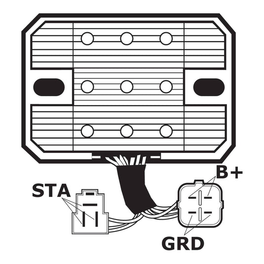 J&N Regulator Rectifier (230-58062)