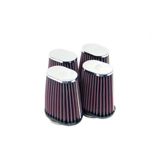 K&N Universal Air Filter F51mm x DB102/70mm DT76/51mm x H127mm (4-Pack)