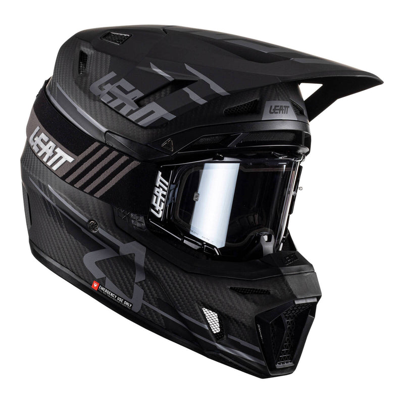 Load image into Gallery viewer, Leatt 9.5 Helmet &amp; Goggle Kit - Carbon
