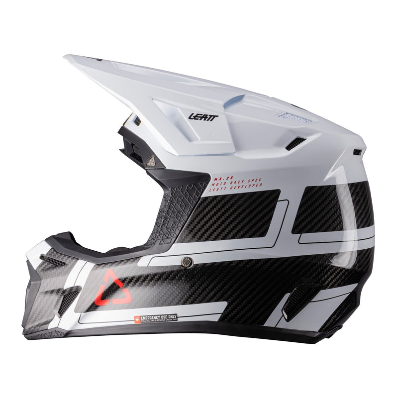 Load image into Gallery viewer, Leatt 2026 9.5 Helmet Kit - Carbon / White
