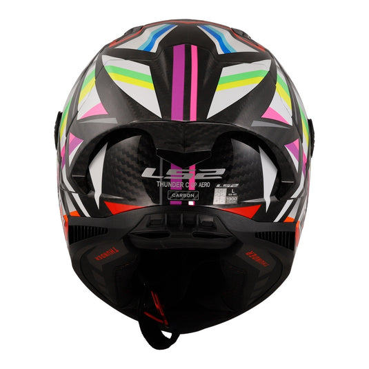 LS2 FF805 Thunder GP Aero Flash Helmet - Black