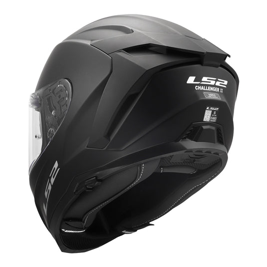 LS2 FF817 Challenger II Solid Helmet - Matte Black