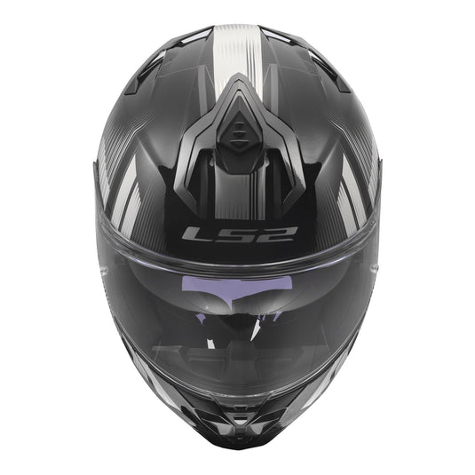 LS2 FF817 Challenger II Nitro Helmet - Black / Grey