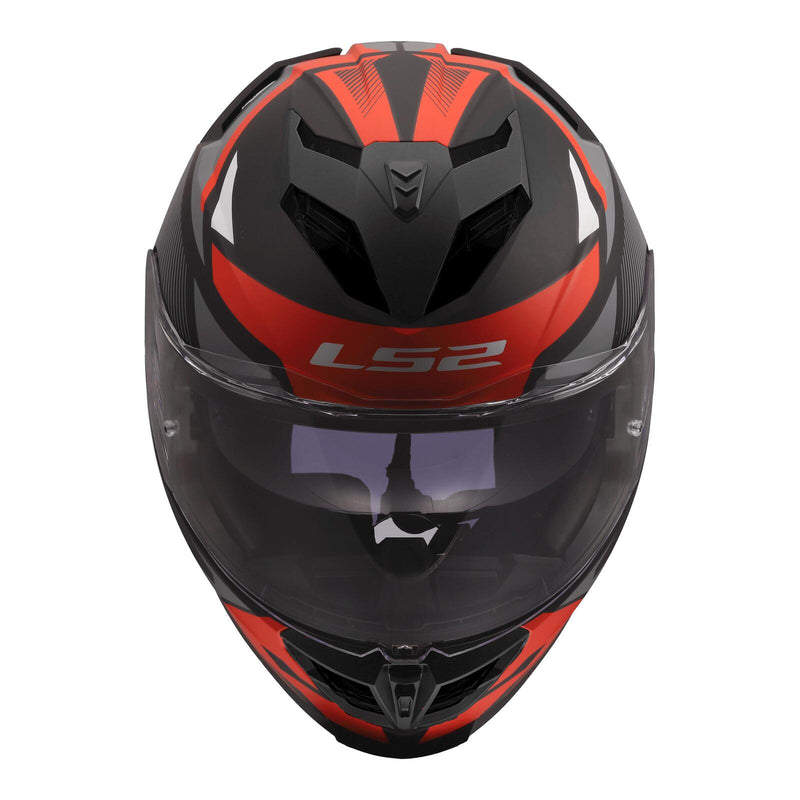 Load image into Gallery viewer, LS2 FF818 Storm III Komai Helmet - Black / Red
