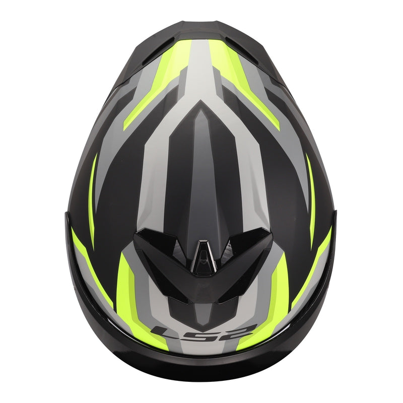 Load image into Gallery viewer, LS2 FF820 Rapid III Hyper Helmet - Black / Hi-Vis Yellow
