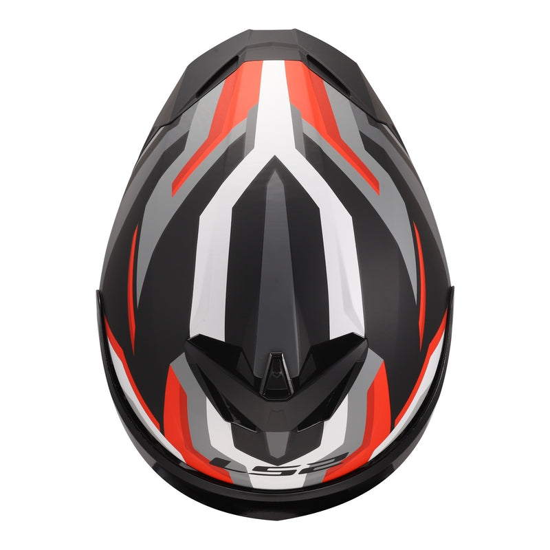 Load image into Gallery viewer, LS2 FF820 Rapid III Hyper Helmet - Black / Red
