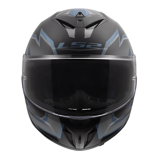 LS2 FF820 Rapid III Xtrem Helmet - Black / Blue Petrol