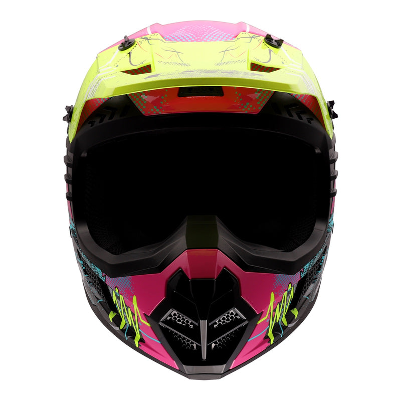 Load image into Gallery viewer, LS2 MX706J COZ Junior Gorilla Helmet - Gloss Purple
