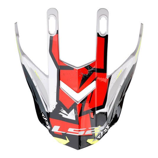 LS2 MX437 Fast Evo Peak - Crusher Black / Red