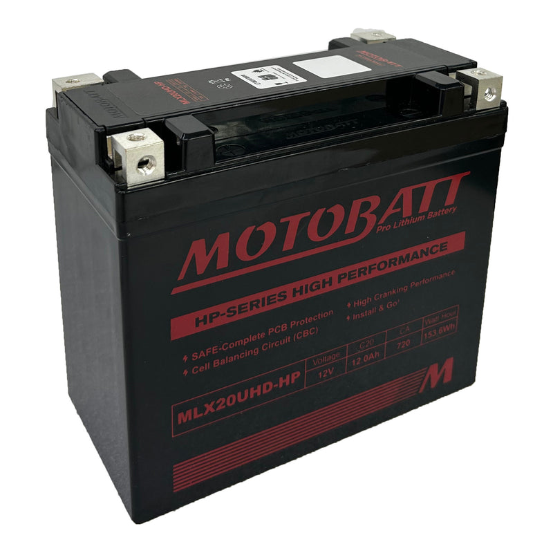 Load image into Gallery viewer, Motobatt Pro Lithium Battery MLX20UHD-HP *4
