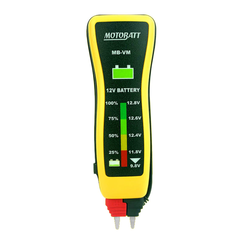 Load image into Gallery viewer, Motobatt Tester 12V Voltmeter Pocket
