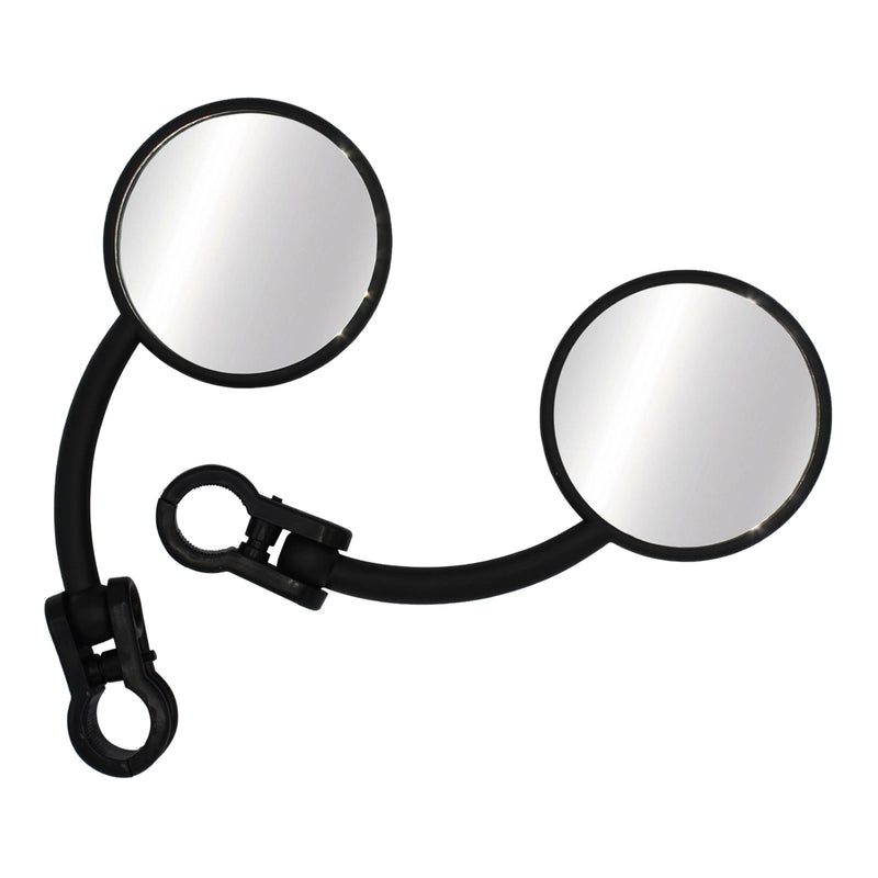 Load image into Gallery viewer, Whites Mirror Pair Universal Folding Enduro 7/8 Black
