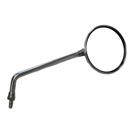 Whites Mirror - 10mm Universal LH Chrome Mirror - Right-Hand Thread