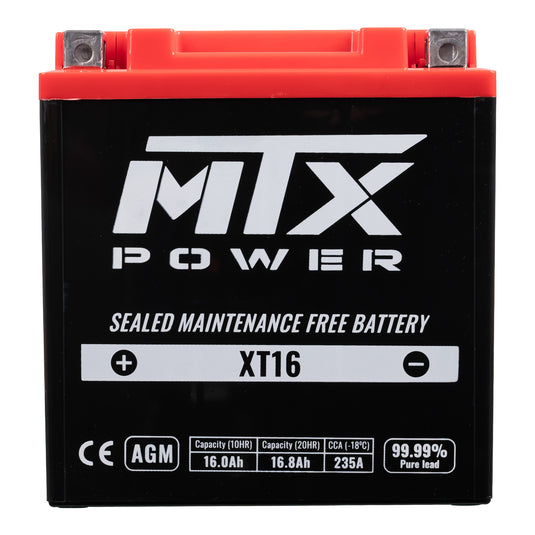 MTX POWER XT16 12V AGM BATTERY *4