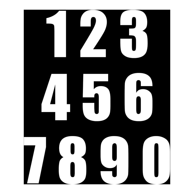 Load image into Gallery viewer, Whites Race Number - White #0 (10 Pack)
