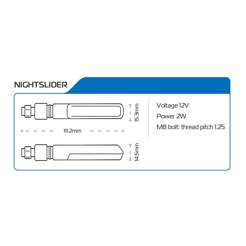 Load image into Gallery viewer, Oxford Nightslider Streaming Indicators (includes 2 Resistors)
