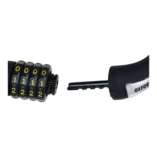 Oxford Combi 8 Resettable Combi Lock 8mm X 1800mm