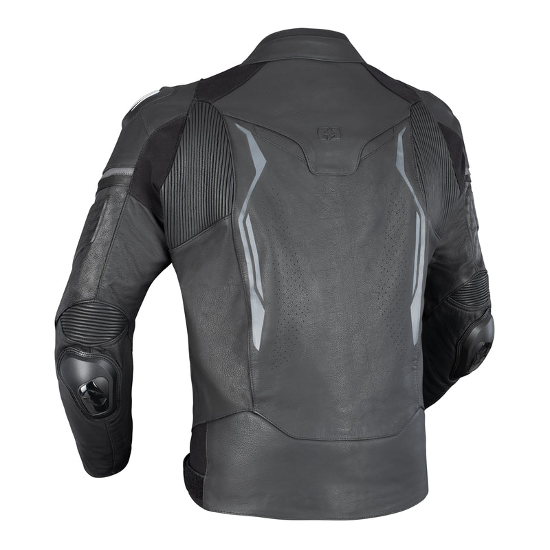 Load image into Gallery viewer, Oxford Nexus 1.0 Leather Men's Jacket - Stealth Black
