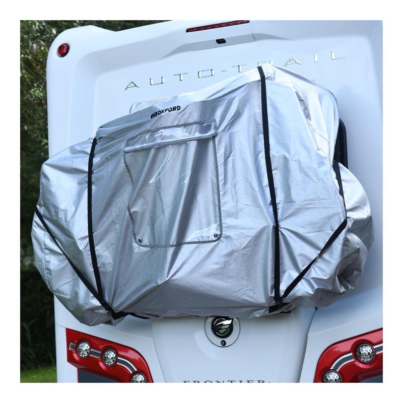 Load image into Gallery viewer, Oxford Aquatex Touring Deluxe Bike Cover for 1-2 Bikes
