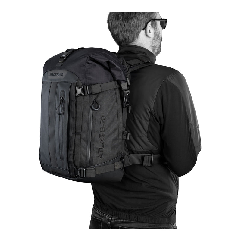 Load image into Gallery viewer, Oxford Atlas B-20 Advanced Backpack - Black
