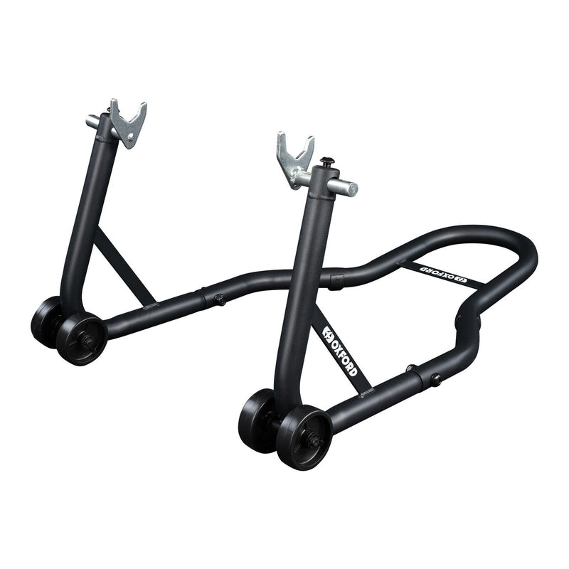 Load image into Gallery viewer, Oxford Black Rear Paddock Stand (Comes with V Hooks)
