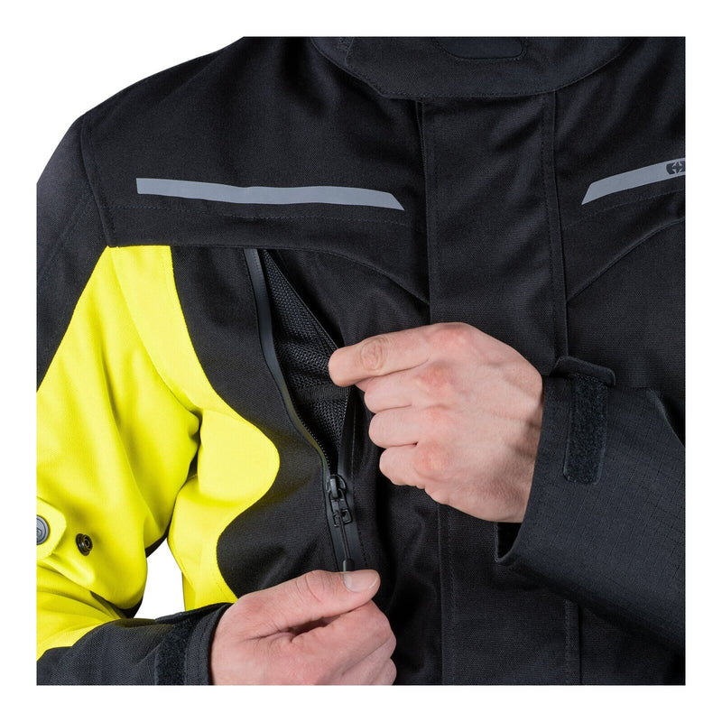 Load image into Gallery viewer, Oxford Metro 2.0 Men's Jacket - Black / Fluo
