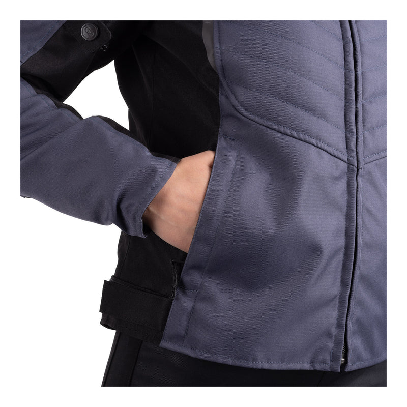 Load image into Gallery viewer, Oxford Valencia 3.0 Waterproof Dr2Dry Women's Textile Jacket - Grey / Black
