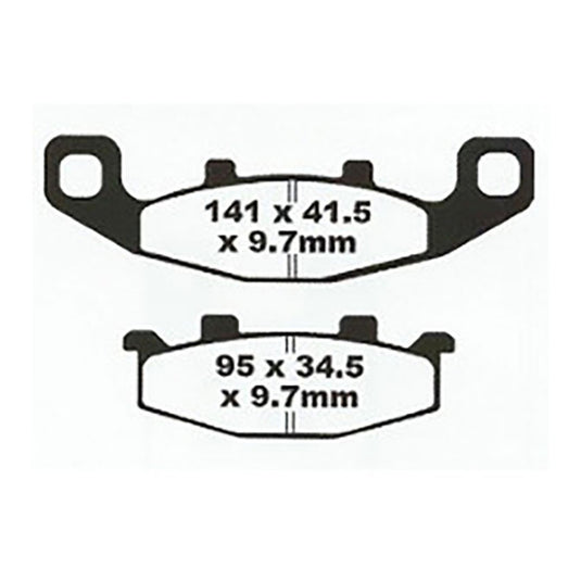 Premier Brake Pads - PV Semi Sintered