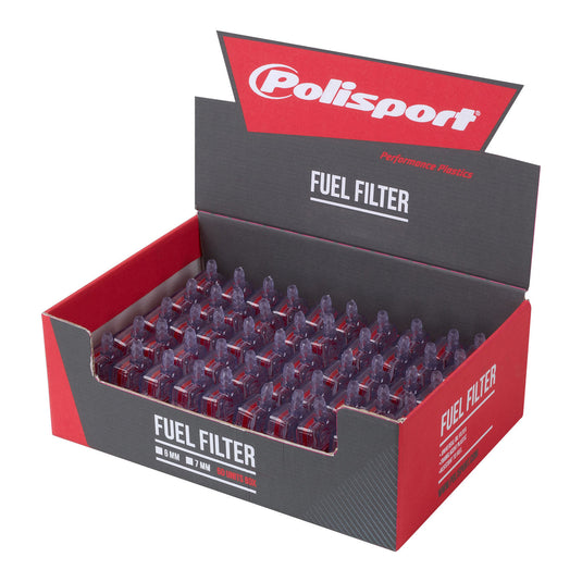 Polisport Fuel Filter 7mm fit 6mm hose - Box Of 50 Pieces