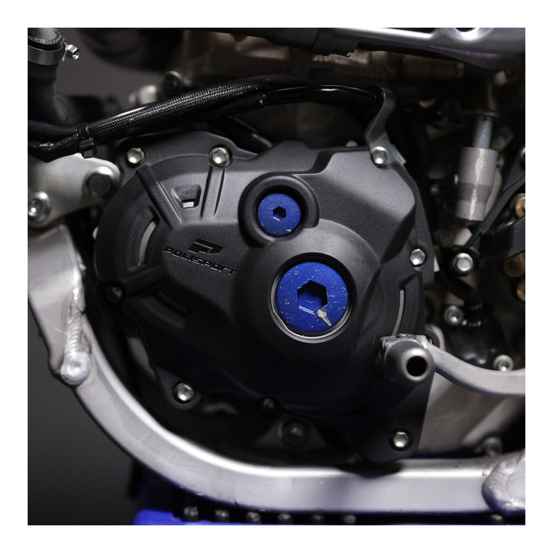 Load image into Gallery viewer, Poli Clutch &amp; Ignition Cover Protector Kit YZ450F '23 - Black
