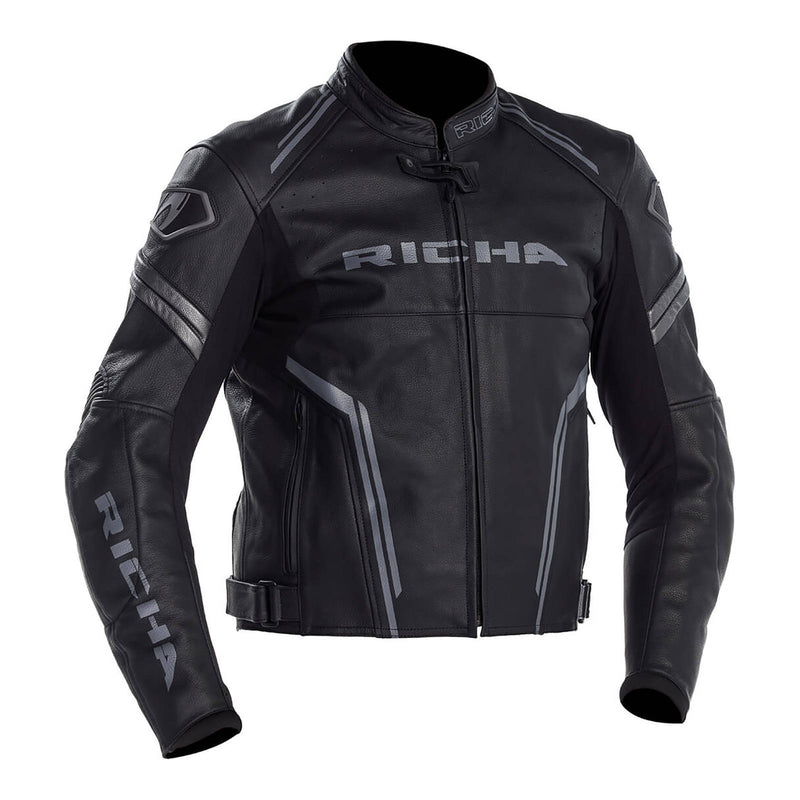 Load image into Gallery viewer, Richa Assen Leather Jacket - Black
