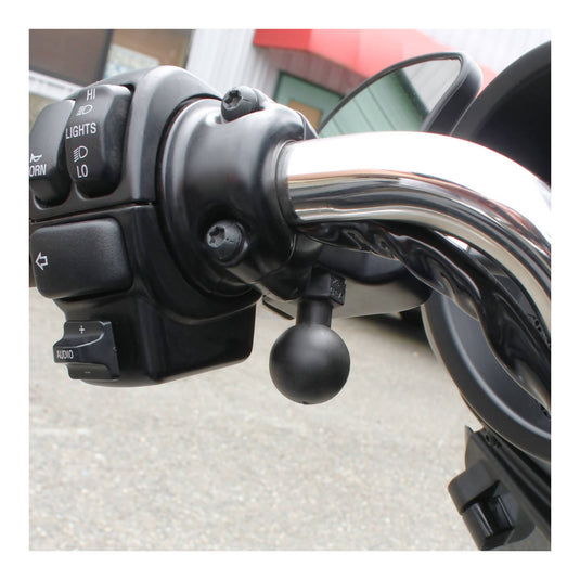 RAM Tough-Ball Mirror Base For Harley-Davidson Motorcycles