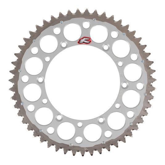 Renthal Sprocket Twinring Silver 49T Bi-metal Grooved Packaged