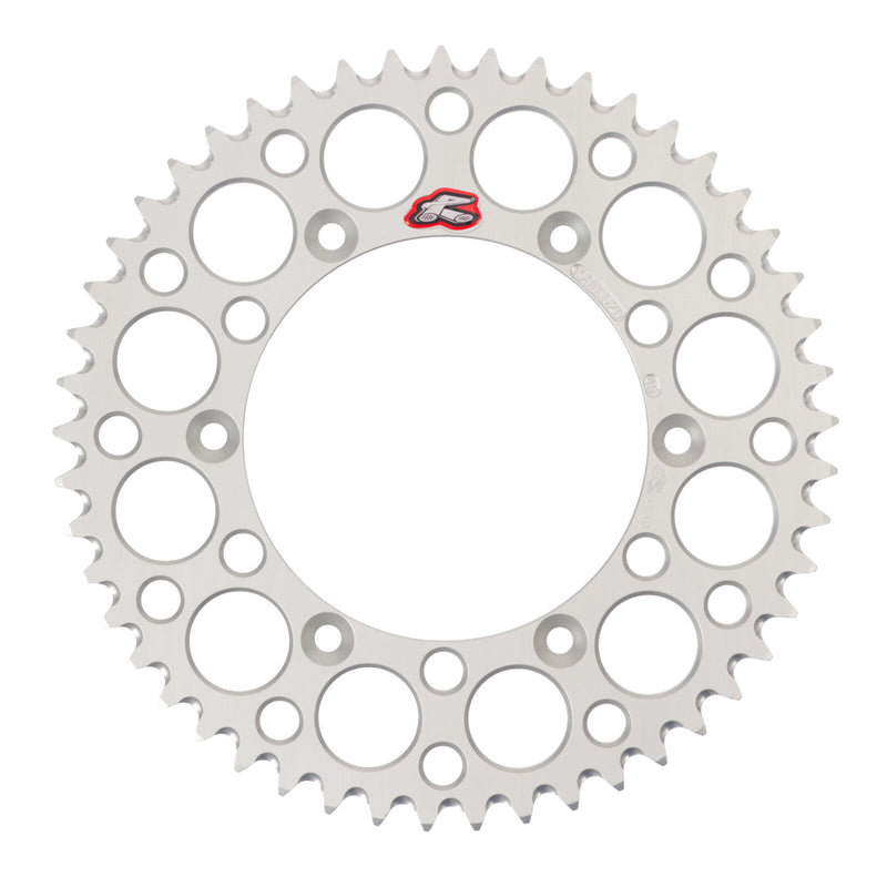 Load image into Gallery viewer, Renthal Sprocket Rear Silver 49T Alloy 7075 T6 Grooved
