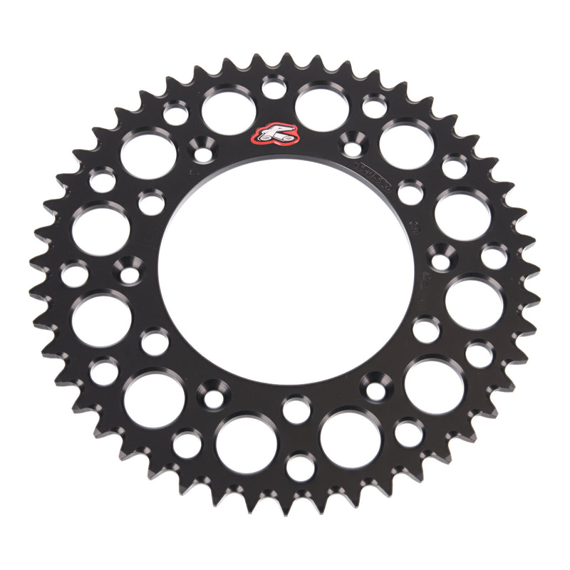 Load image into Gallery viewer, Renthal Sprocket Rear Black 48T Alloy 7075 T6 Grooved
