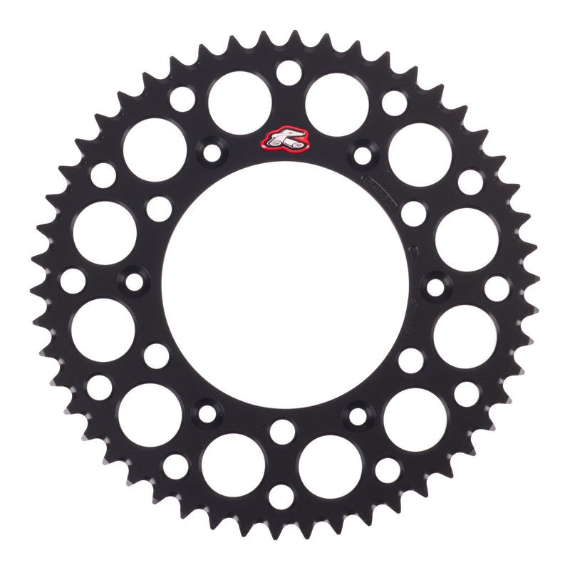 Load image into Gallery viewer, Renthal Sprocket Rear Black 50T Alloy 7075 T6 Grooved
