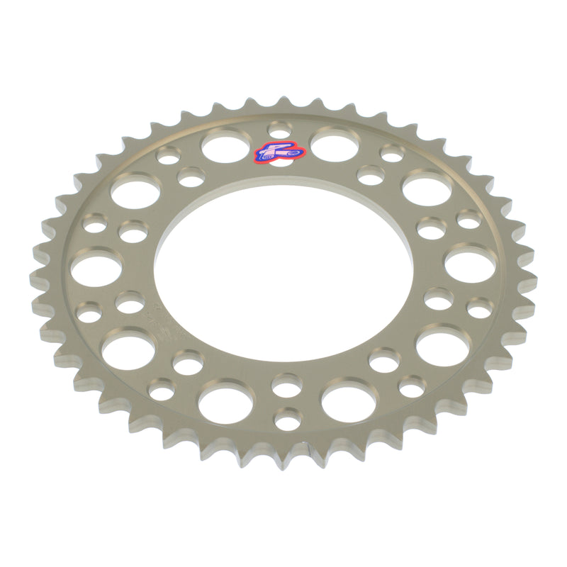Load image into Gallery viewer, Renthal Rear Sprocket T6 Grooved 7075 Alloy - Silver [Honda]
