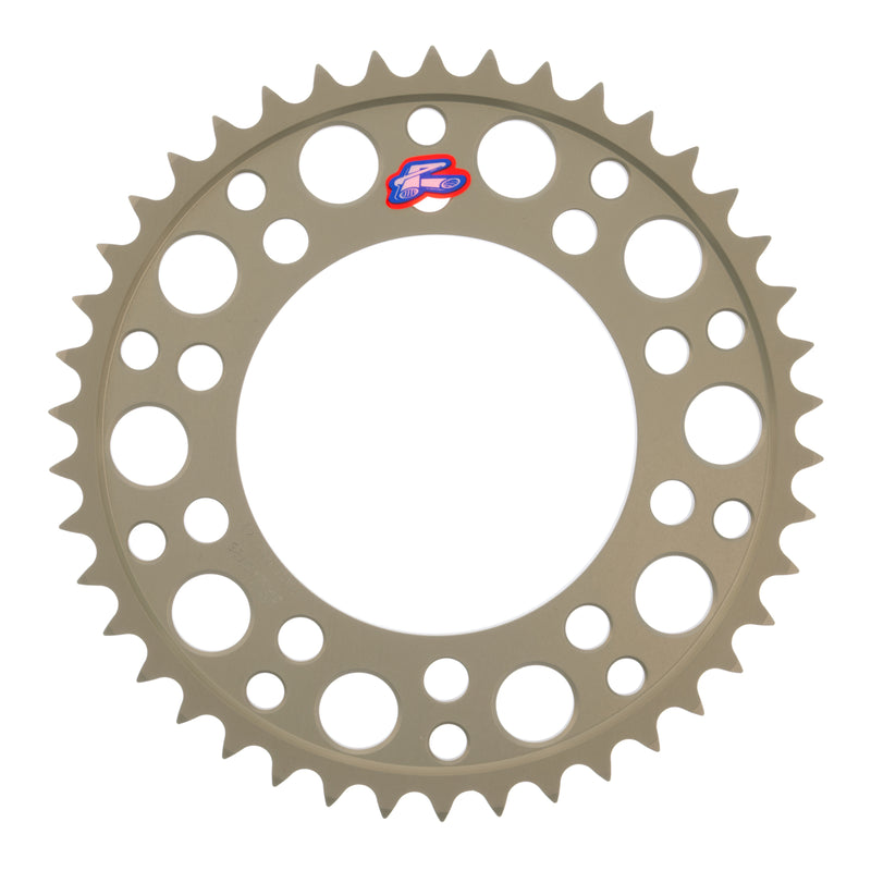 Load image into Gallery viewer, Renthal Rear Sprocket T6 Grooved 7075 Alloy - Silver [Honda]

