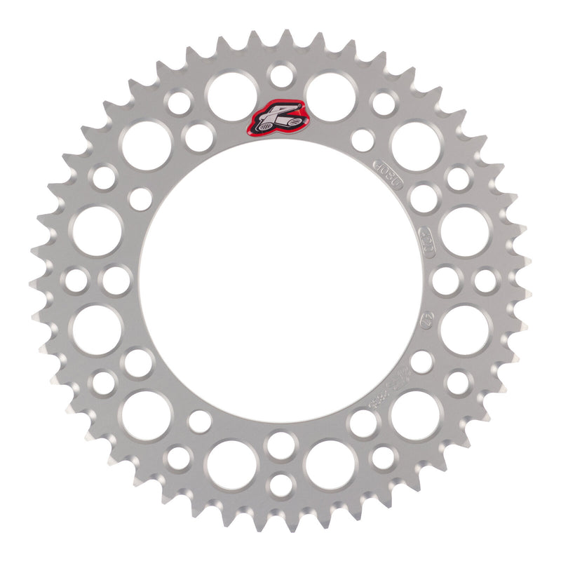Load image into Gallery viewer, Renthal Sprocket Rear Silver 47T Alloy 7075 T6 Grooved
