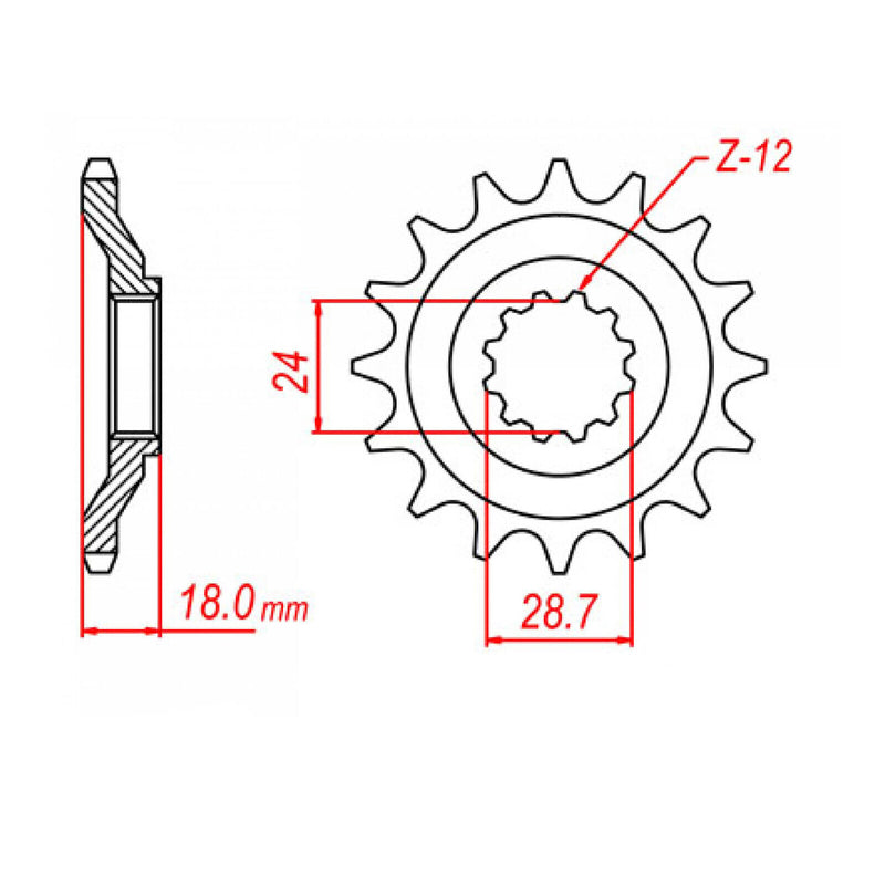 Load image into Gallery viewer, Sprocket Kit Honda XR600 '91- - 520EXW 14/48
