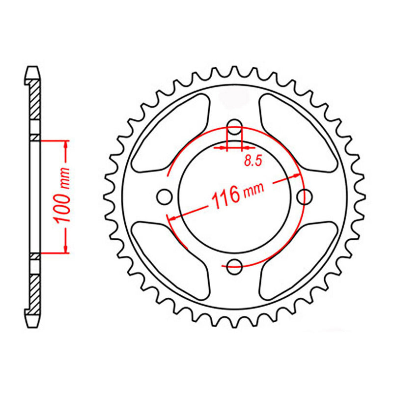 Load image into Gallery viewer, Sprocket Kit Kawasaki KLX140 Small Wheel - 428H 14/50
