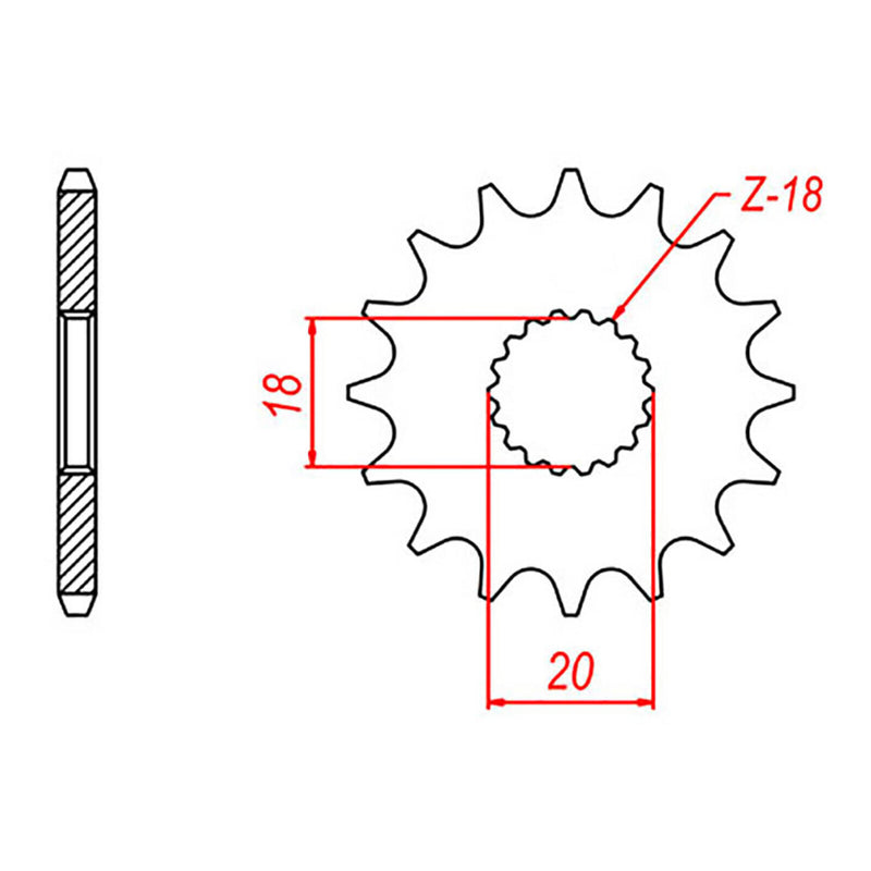 Load image into Gallery viewer, Sprocket Kit Suzuki GN125 - 428KRO 14/52

