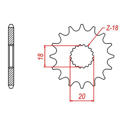 Sprocket Kit Suzuki GN125 - 428KRO 14/50